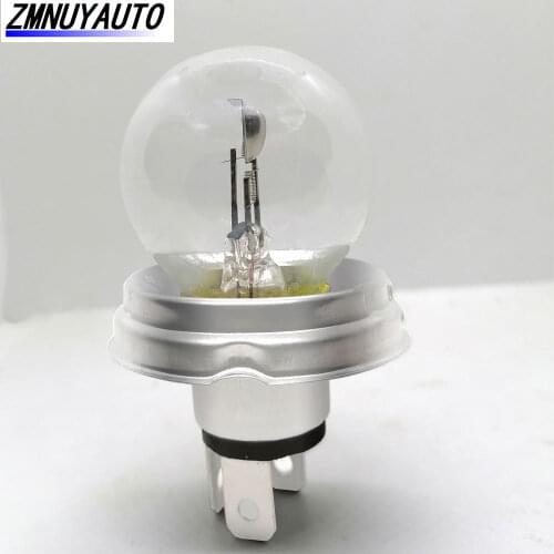 2pcs Halogen Bulb Motorbike Headlight R2 G40 P45t 45/40W Car Head Light Moped Scooter ATV Lamp Bulb Aluminum Light 12V 24V