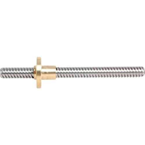 2021 New 8mm Acme threaded Rod Stainless steel Leadscrew+T8 Nut For CNC 3D printer for Reprap