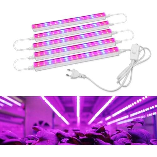 57cm 29cm T5 Tube Led Grow Light phyto lamp AC 85-265V EU US Plug phytolamp for plants growth flower seedling grow light