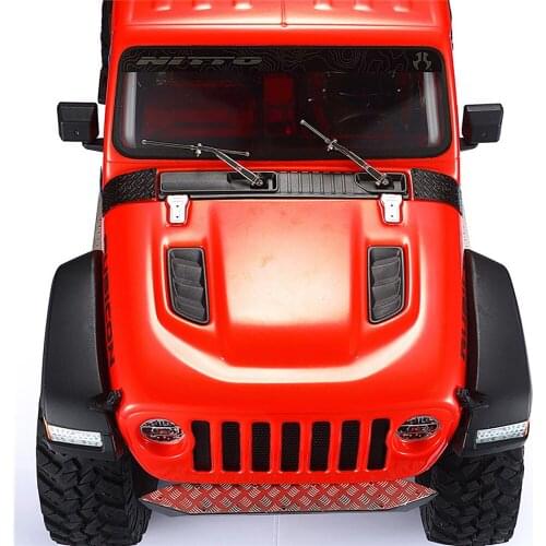 A-pillar Side Corner Angle Cover for 1/ 10 AXIAL SCX10 III JEEP Wrangler RC Model Car Simulation Parts