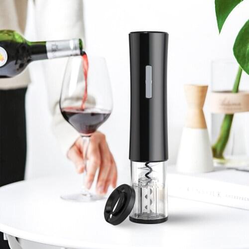 Automatic Wine Opener Wedding Honored Guest Wine Corkscrew Battery Type Jar Can Bottle Openers Electric Home Kitchen Tool
