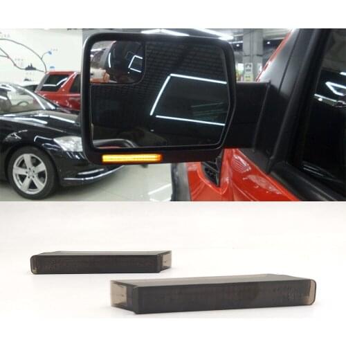 Car Flashing 1 Set for Ford F150 2004-2014 Raptor 2010-2014 Expedition 1997-2007 LED dynamic turn signal mirror light