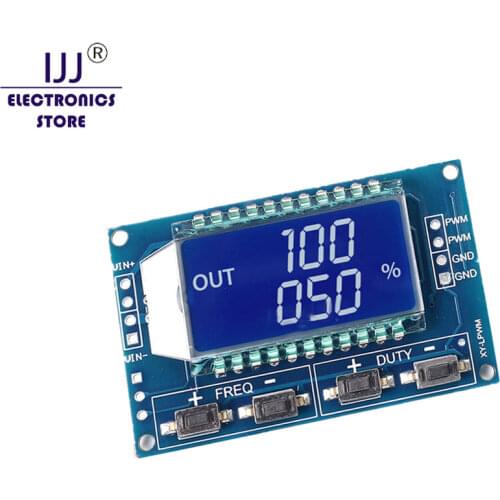 3.3V-30V Signal Generator PWM Pulse Frequency Duty Cycle Adjustable Module LCD Display 1Hz-150Khz PWM Board Module