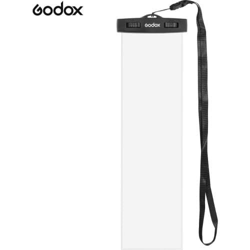 Godox TL-W30 LED Tube Light Waterproof Bag Transparent Protective Bag with Lanyard for Godox TL30 RGB Tube Lights