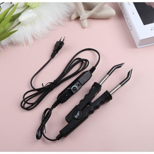 Hot Selling Fusion Iron Tools for Hair Extension LOOF Keratin Heatbond Connector Hair Beauty Salon Kits Black Color AC100--240V