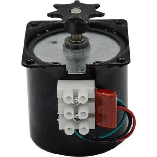 2pcs AC220V 2.5 r/min Incubator Automatic Egg Turning Motor Gear Deceleration Controllable Permanent Magnet Synchronous Motor