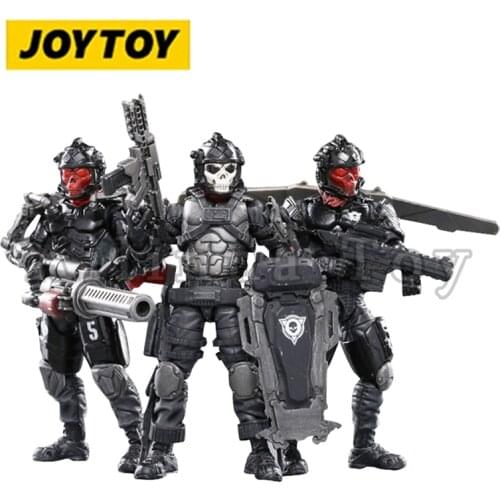 JOYTOY 1/18 Action Figure (3PCS/SET) Skeleton Force Grim Reapers Vengeance Collection Model Toy Free Shipping