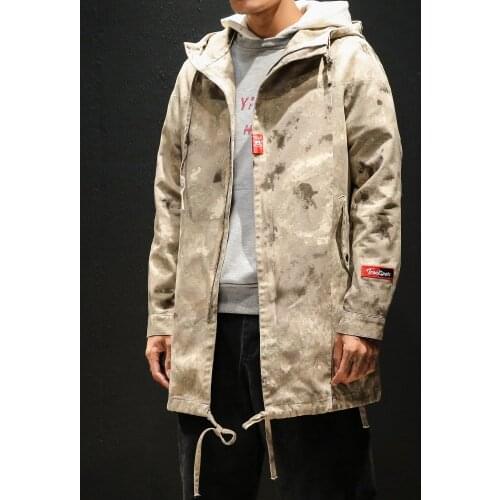 Camouflage Army Trench Green Big Size 5XL Trenchcoat 2020 Winter Fashion Windbreaker Steampunk Men long Coats Overcoat #058