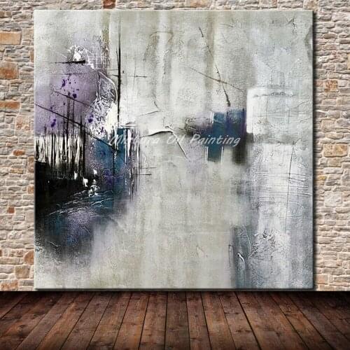 Mintura Paintings Hand Painted Modern Abstract Oil Painting On Canvas Wall Art Pictures For Living Room Home Decoration No Frame