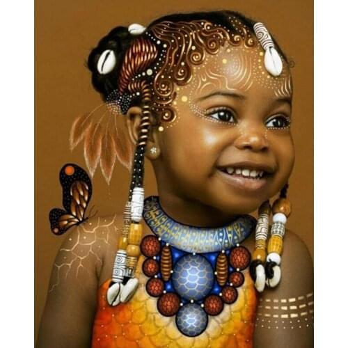 Smiling Girl Figure DIY Painting By Numbers Hand Painted Oil Painting Adult Child Picture Colouring Home Decor Unique Gift