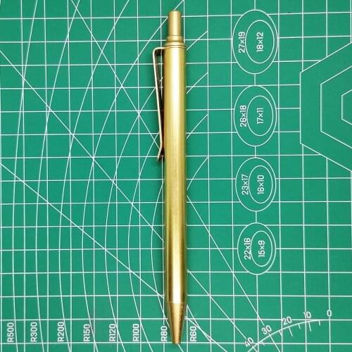 Brass Made Ballpoint Click Pen Tactical Mechanical Pen EDC Pen