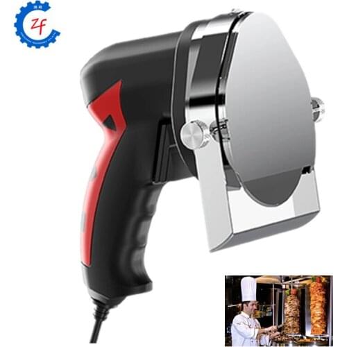New type BBQ grill doner kebab slicer with serrated blade electric knife cutter machine