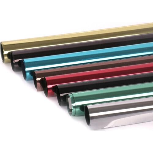 One Way Mirror Reflective Window Film Stained Vinyl Glass Self Adhesive Film Heat Insulation Solar Window Tint Privacy for Home