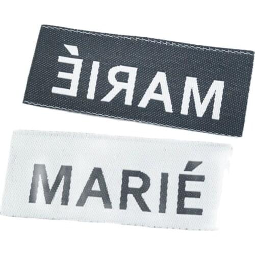 Custom Golden Fonts Wedding Dress Label Customized Clothing Woven Labels For Tents Fabric Sewing Tags Cushions Hand Made Tag