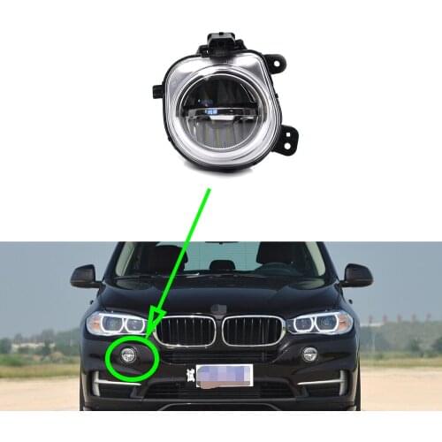 Fog Light For BMW F15 2014 2015 2016 2017 Auto Fog Lamp Car Front Bumper Grille Driving Lamps LED Fog Lights Set Kit