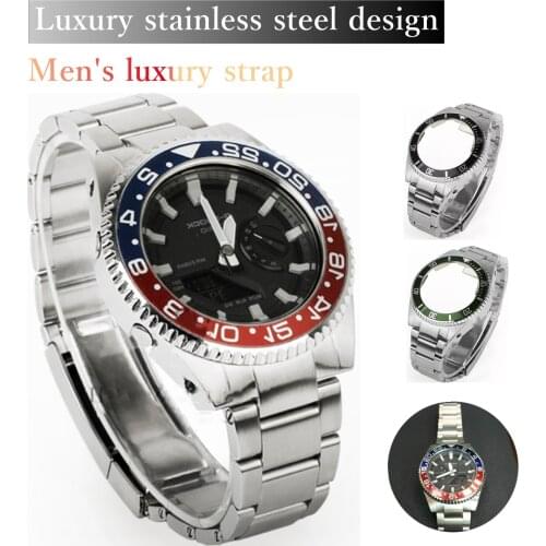 Stainless Metal strap accessories band case suitable for Casio G-SHOCK GA2100 Strap and case sports waterproof transparent strap