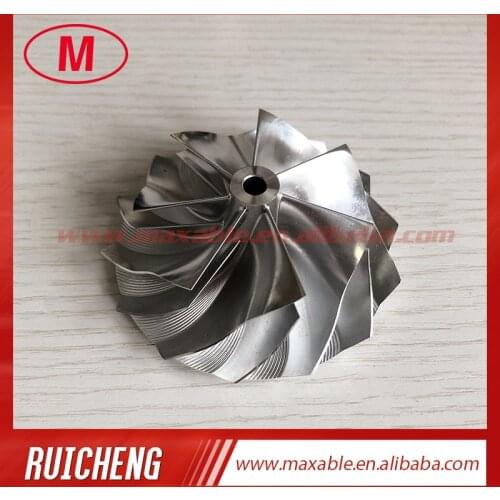 B03G reverse 7+7 blades 59.00/76.00mm High performance Turbo milling/aluminum 2618/billet compressor wheel