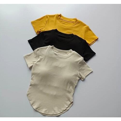 Womens Sports T-shirts With Chest Pad Fitness Running Sexy Cropped Tops Built-In Chest Short Sleeve Shirt Female 2021