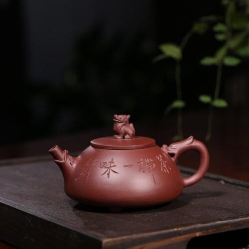 Ore quality goods all hand masters are recommended zhangjilong stone gourd ladle kung fu tea set gift custom the teapot