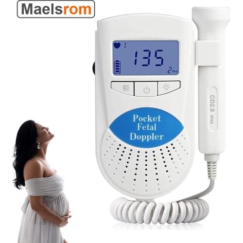 Intelligent Pocket Fetal Monitor For Pregnancy Monitor Baby Heart Beat Gifts for First Time Moms