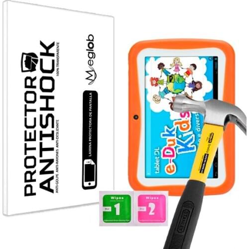 Screen protector Anti-Shock Anti-scratch Anti-Shatter compatible with Tablet DL Eduk Kids PED-K71BLJ