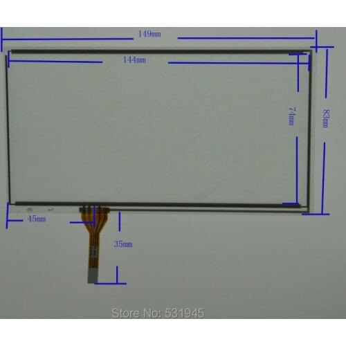 ZhiYuSun POST 6.1 inch touch screen is 149 * 83 / on A061VW01 V0 display