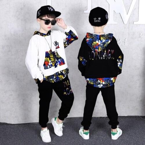 Boys Clothing Children Clothing Boys Hoodies Pants 2pcs Sets Baby Sweatshirts Girls Long Sleeve Lovely Print Clothes Tops Tees