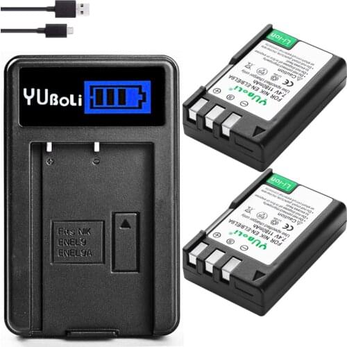 Bateria EN-EL9A EN-EL9 EN EL9 el9a ENEL9A ENEL9 Battery For Nikon D40 D40X D60 D3000 D5000 L15 camera