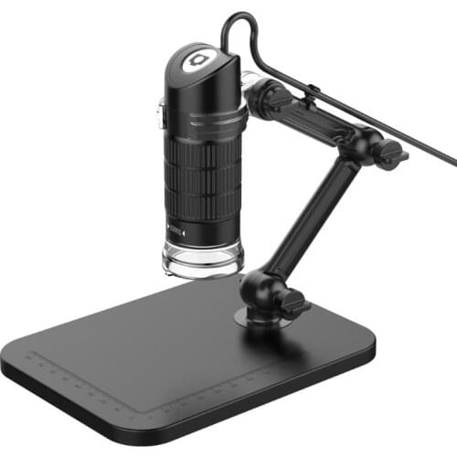LED Lighted 1000X USB Digital Microscope Video Electronic Magnifier with 360 Degree Stand Mount