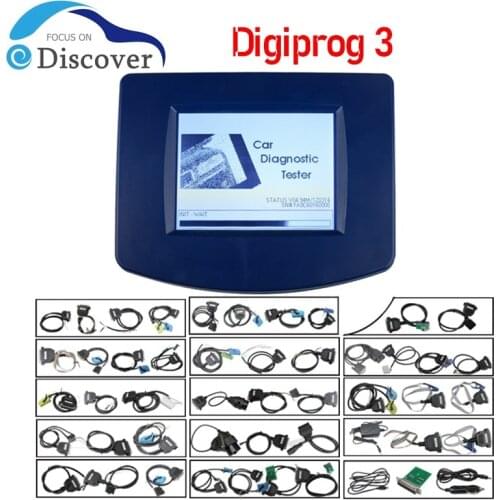 Digiprog3 Full set OBD Version CPU FTDI Chip Digiprog 3 V4.94 Mileage programmer DigiprogIII Odometer Tool