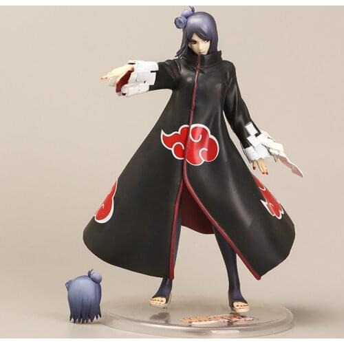 Naruto Akatsuki Konan Action Figures Anime Figurines doll Model Toys Birthday Ornaments Gift 22CM