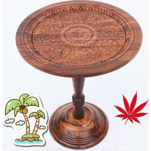 Pakistan imported wood carving table antique solid wood carving patterns coffee table coffee table small table