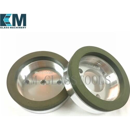 KM Resin wheels R1-CC4-D150/130xd(hole)-15x10 for Glass Straight-line Edging,Variable miter,Double edging machine