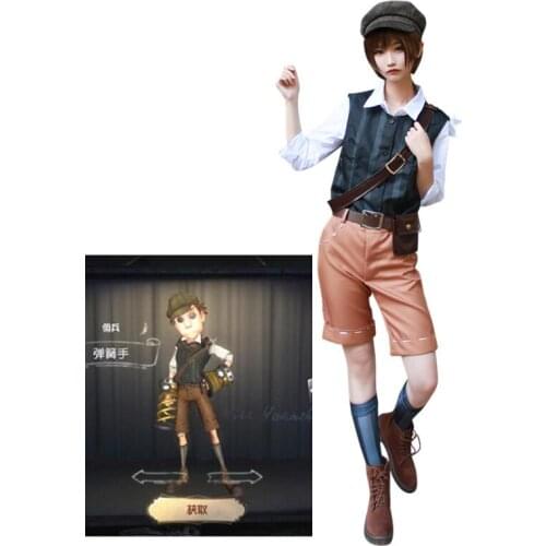 Game Identity V Naib Subedar Cosplay Costume spring hand Skin full set costume wig shoes and cosplay prop Halloween Costumes