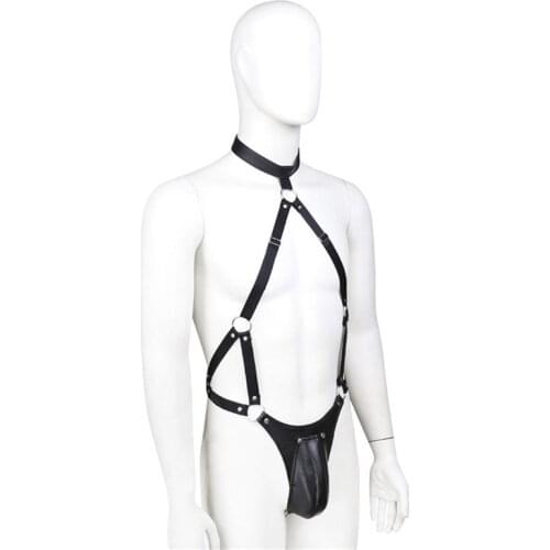 KWD Men's Leather Briefs