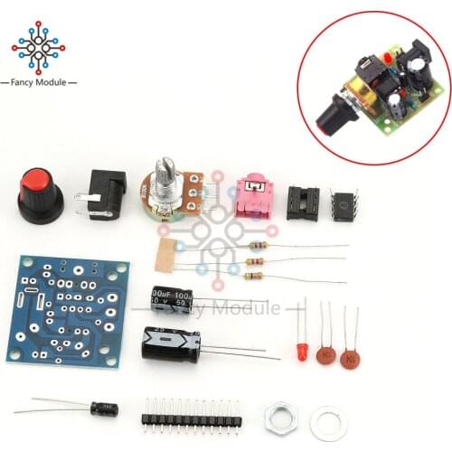 LM386 Power Amplifier Board Suit Kit Electronic DIY Kit Super Mini 3V-12V Audio Amplify Module Low Consumption Electricity Kits