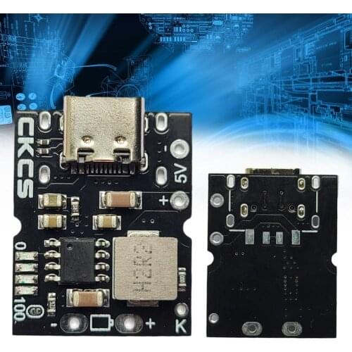 Type-C USB 5V 2A Boost Converter Step-Up Power Module Lithium Battery Charging Protection Board LED Display USB For DIY Charger