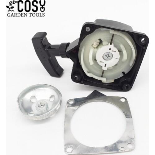 CG430 40-5 43CC Steel Wire Type Starter Pulley Easy Starter Gasket fit for Grass Trimmer Cutting Machine