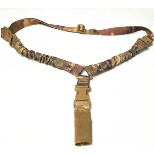 Adjustable Military Tactical Gun Sling Single Point Quick Release Bungee Rifle Shoulder Belt Hunting Starp Airsoft M4 AR15