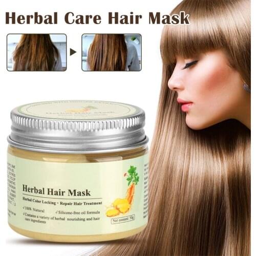 Herbal Hair Treatment Mask Magical Fast Repairs Damage Hair Root Long Lasting Moisture Hair and Scalp Treatment FRE-Drop
