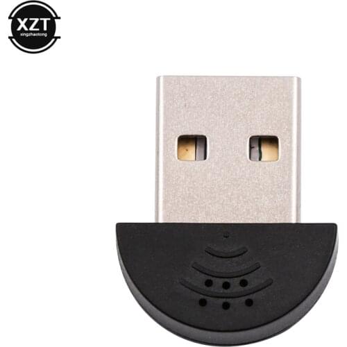 PC USB Microphone Driver Free Mini Mic Portable External Buttonhole Microphones for Laptop Notebook for YouTube MSN Skype Record