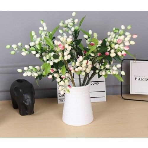 1 PCS Berry Fruit Branch Artificial Bouquet Garden Wedding Decor Christmas Room Home Furnishings Table Decoration Photo Props