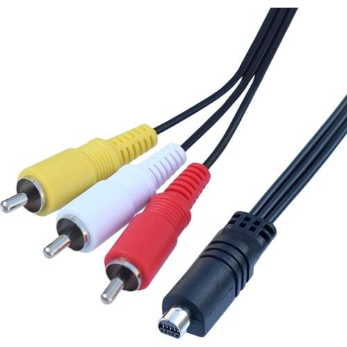 10 PIN to Svideo AV RCA Digital Camera Camcorder Cable for Sony DV