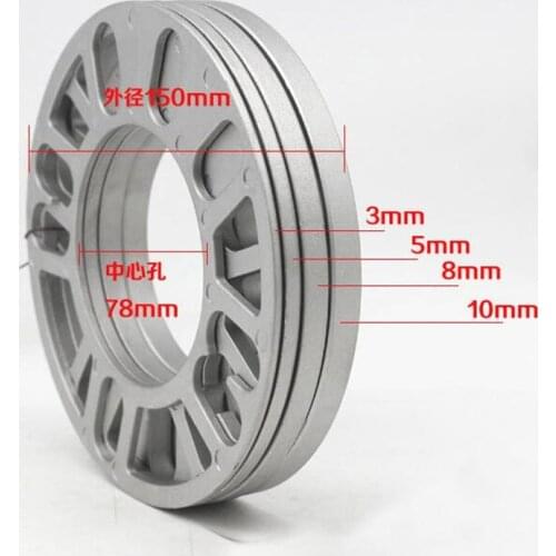 4PCS 3/5/8/10 MM ALLOY ALUMINUM WHEEL SPACERS SHIMS PLATE 4&5 STUD FIT FOR Benz W201/W168/CL203/S202/A124/CL203