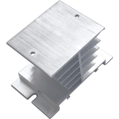 Y1AE Aluminum Heat Sink SSR Dissipation for Single Phase Solid State Relay 10A-40A for PID Thermostat Temperature Controller