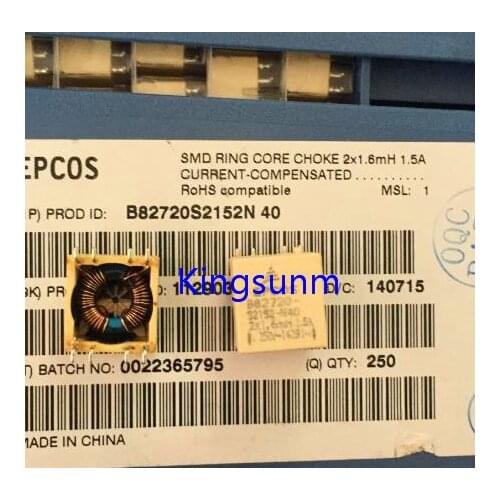Free shipping 10pcs B82720S2152N40 EP 2X1.6mH 1.5A
