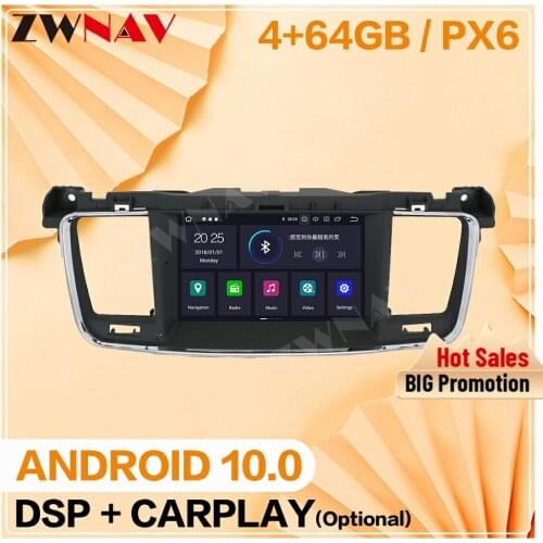 Carplay 2 Din For PEUGEOT 508 2011 2012 2013 2014 2015 2016 2017 Android Player Audio Radio Receiver GPS Head Unit Auto Stereo