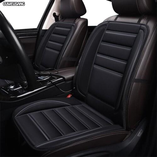 CUWEUSANG 12V Heated car seat cover for Lincoln all models Navigator MKZ MKC MKX MKS MKT Winter Pad Cushions car styling