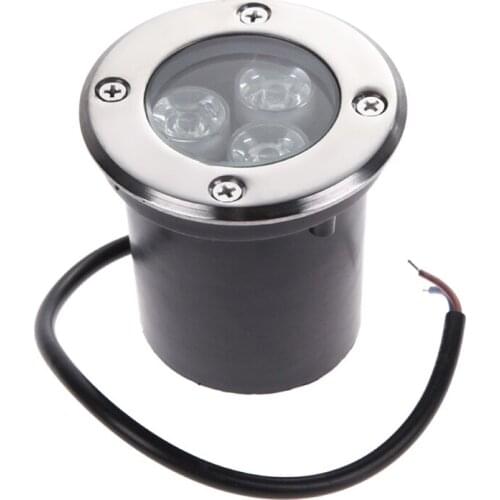 D100*H85MM 3W LED deck inground lamp AC110V-240V 12V LED underground light outdoor IP67 Warm White Rgb LED Outdoor buried light