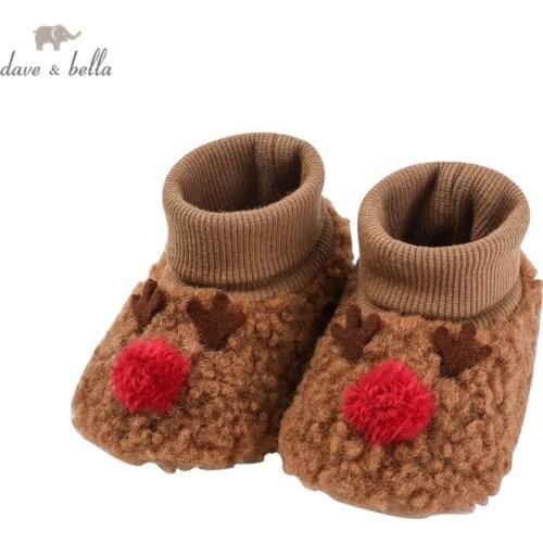 DBX15264 Dave Bella winter baby boys fashion cartoon first walkers new born shoes